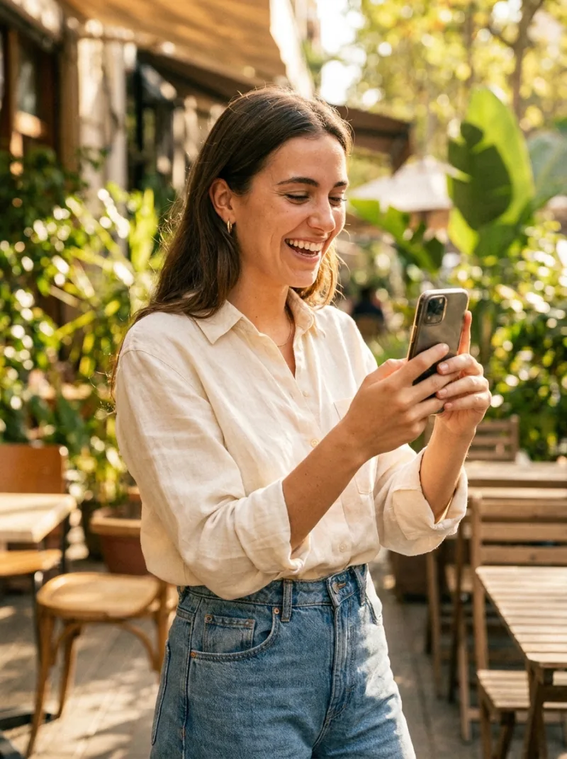 AI-generated lifestyle ad variant